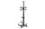 Digitus Stojak mobilny pojedynczy z półką, 1xLCD, max. 70", max. 50kg, VESA max. 600x400 pivot