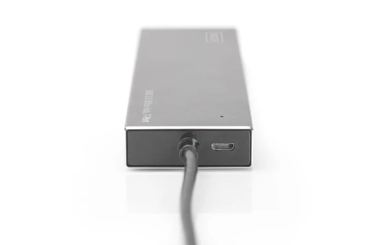Digitus HUB/Koncentrator 7-portowy USB 3.0 SuperSpeed, aktywny, aluminium