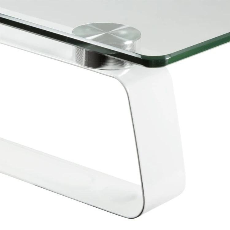 LogiLink Podstawa pod monitor, szklana, 560x210, do 20kg