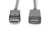 Digitus Kabel adapter DisplayPort 1.2 z zatrzaskiem 4K 60Hz UHD Typ DP/HDMI A M/M czarny 2m