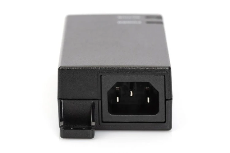 Digitus Zasilacz/Adapter PoE 802.3af, max. 48V 15.4W Gigabit 10/100/1000Mbps, aktywny