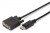 Digitus Kabel DisplayPort z zatrzaskiem 1080p 60Hz FHD Typ DP/DVI-D (24+1) M/M 2m