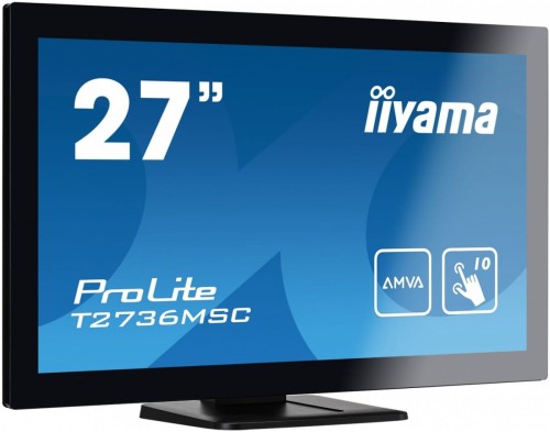 IIYAMA Monitor 27 T2736MSC-B1 AMVA, 10pkt, pojemnościowy, HDMI, DP, USB