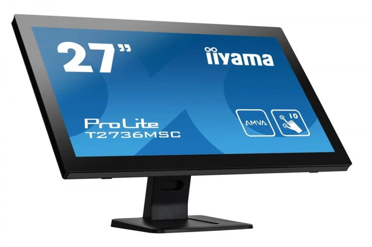 IIYAMA Monitor 27 T2736MSC-B1 AMVA, 10pkt, pojemnościowy, HDMI, DP, USB