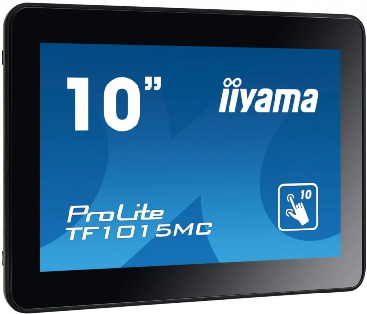 IIYAMA Monitor 10.1 TF1015MC-B2 POJ.10PKT,PIANKA,HDMI,DP