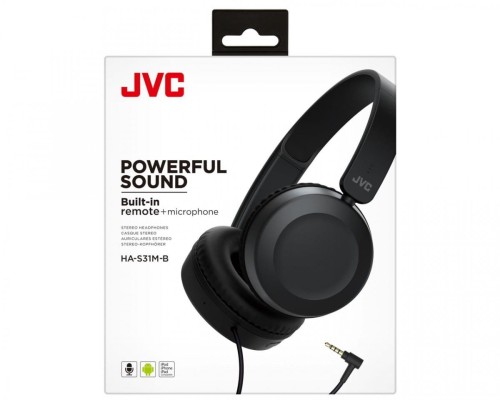 JVC Słuchawki HA-S31M czarne