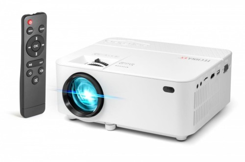 Technaxx Deutschland GmbH &amp; Co. KG Mini projektor przenośny z odtwarzaczem multimedialnym LED