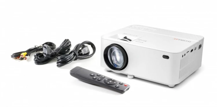 Technaxx Deutschland GmbH &amp; Co. KG Mini projektor przenośny z odtwarzaczem multimedialnym LED
