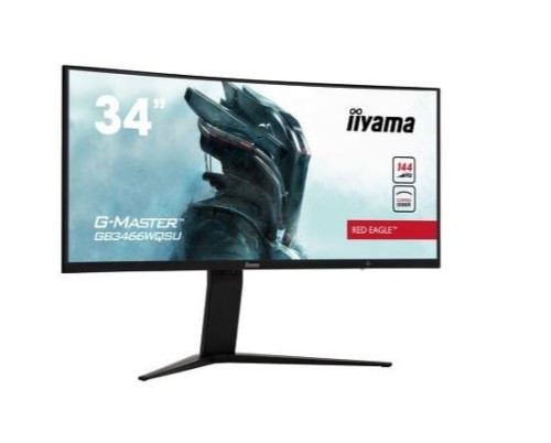 IIYAMA Monitor 34 cale GB3466WQSU-B1 VA,UWQHD,144HZ,1MS,1500R,HDMI/DPx2,USB 3.0
