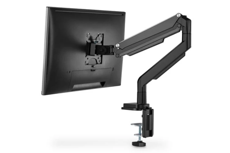 Digitus Ramię biurkowe pojedyńcze z zaciskiem 1xLCD max. 32 cale max. 9 kg uchylno-obrotowe 180 (PIVOT)
