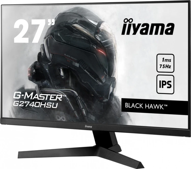 IIYAMA Monitor 27 cali G2740HSU-B1 IPS,FHD,75Hz,1ms(MPRT),HDMI,DP,FreeSync