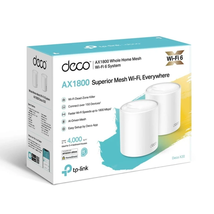 TP-LINK System Wi-Fi Deco X20(2-pak) AX1800