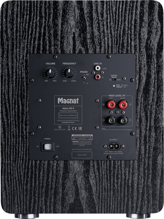Magnat Subwoofer Alpha RS 8 czarny