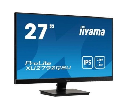 IIYAMA Monitor 27 cali XU2792QSU-B1 IPS,WQHD,DVI,HDMI,DP,USB3.0.FREESYNC