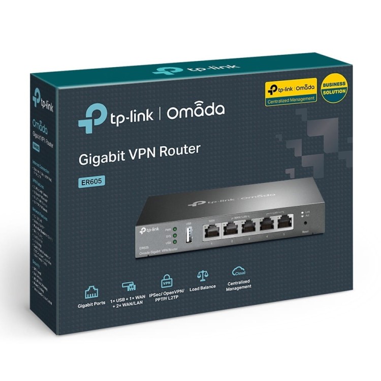 TP-LINK Router Multi-WAN VPN  ER605 Gigabit