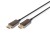 Digitus Kabel połączeniowy hybrydowy AOC DisplayPort 1.4 8K/60Hz UHD DP/DP M/M 15m Czarny