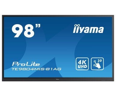 IIYAMA Monitor 98 cali TE9804MIS-B1AG PureTouch-IR,IPS,24/7,4K,USB-C