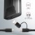 AXAGON EEM2-GTS2 Obudowa zewnętrzna aluminiowa bezśrubowa USB-C 3.2 Gen 2 M.2 NVMe &amp; SATA SSD + USB-A - USB-C redukcja