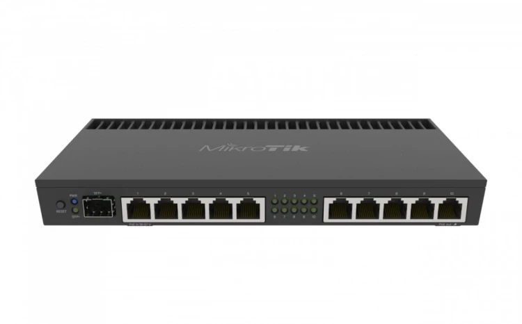 Mikrotik Router xDSL 10xGbE PoE  RB4011iGS+RM