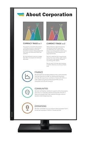 Samsung Monitor  27 cali T450FZ IPS 1920x1080 FHD 16:9 2xHDMI 1xDP 2xUSB 2.0 5ms 75Hz HAS+PIV głośniki płaski 3YOn-Site