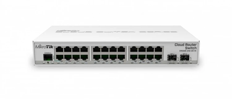 Mikrotik Przełącznik 24xGbE 2xSFP+  CRS326-24G-2S+IN