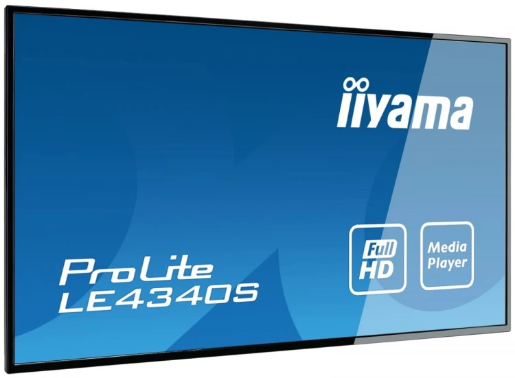 IIYAMA Monitor 43 LE4340S-B3 VA/FHD/HDMI/VGA/USB/RJ45/2X10W/16/7