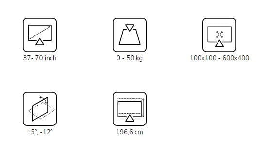 Neomounts Stojak mobilny FL50-550BL1