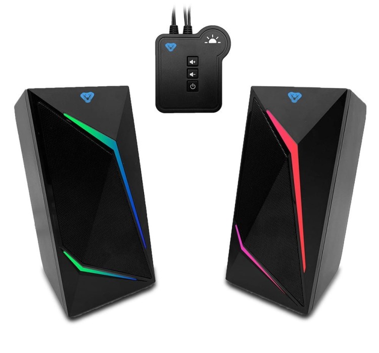 Media-Tech Głośniki COBRA PRO URION 2.0 MT3172 Gamingowe/Line-in/Bluetooth 5.0/RGB/Moduł sterujący/Jack 3,5/USB/RMS 8W/PMPO 320W