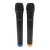 Media-Tech Mikrofony do karaoke Accent Pro MT395 2 sztuki w zestawie