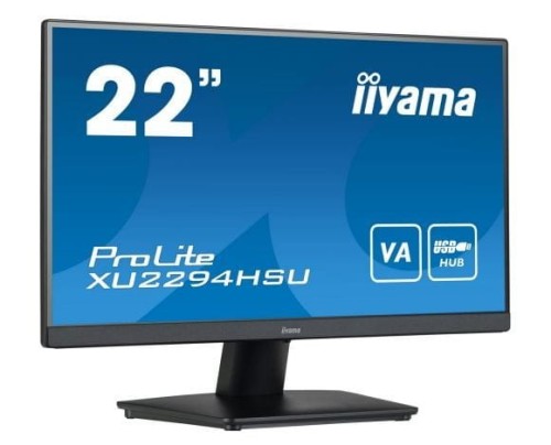 IIYAMA Monitor 21.5 cala XU2294HSU-B2 VA,FHD,HDMI,DP,USB3.0,2x2W,VESA