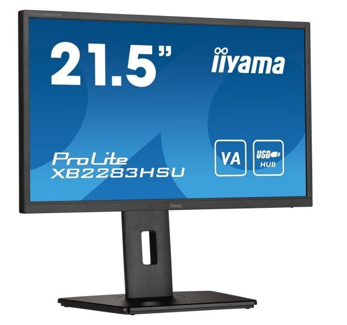 IIYAMA Monitor 21.5 cala XB2283HSU-B1 VA,HDMI,DP,2x2W,2xUSB,HAS,VESA