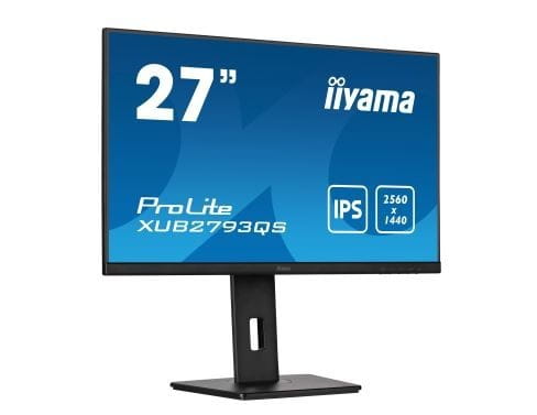 IIYAMA Monitor 27 cali XUB2793QS-B1 IPS,WQHD,2xHDMI,DP,2x2W,HAS,300cd/m2