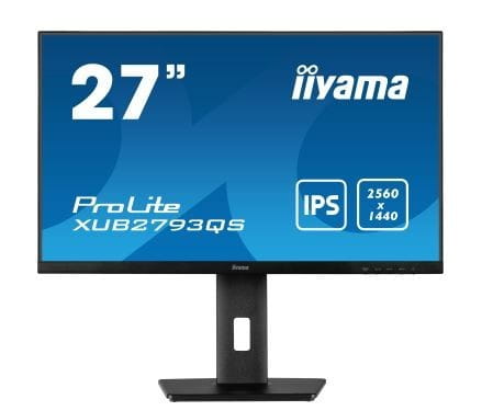 IIYAMA Monitor 27 cali XUB2793QS-B1 IPS,WQHD,2xHDMI,DP,2x2W,HAS,300cd/m2