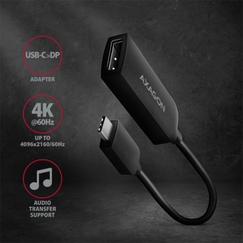 AXAGON RVC-DP Konwerter/adapter USB-C -> DisplayPort, 4K/60Hz