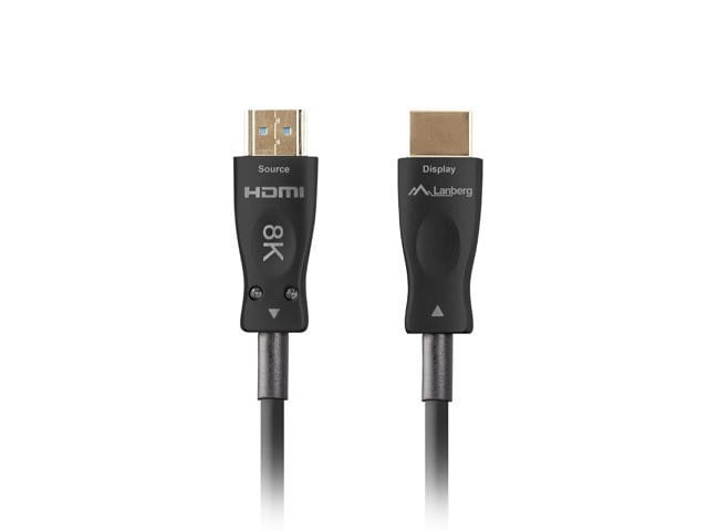 Lanberg Kabel HDMI M/M v2.1 50M 8K czarny optyczny AOC