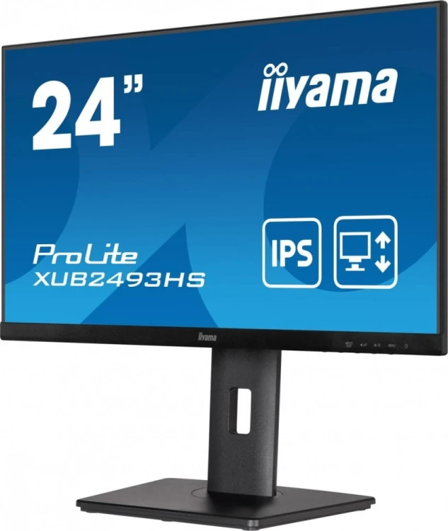IIYAMA Monitor 23.8 cala XUB2493HS-B5 IPS.HDMI.DP.2x2W.HAS(150mm)