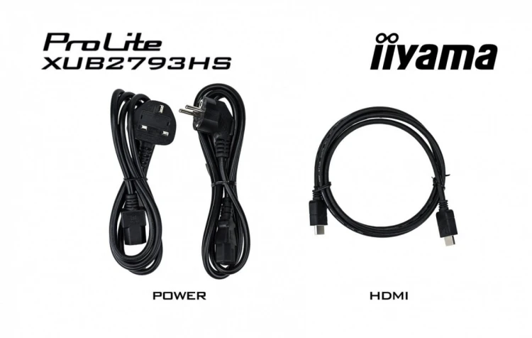 IIYAMA Monitor 27 cali XUB2793HS-B5 IPS,FHD,HDMI,DP,2x2W,HAS(150mm),300cd