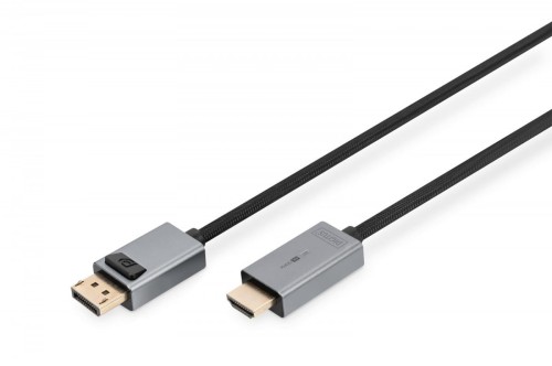 Digitus Kabel adapter DisplayPort - HDMI 4K 30Hz DP/HDMI M/M 3m