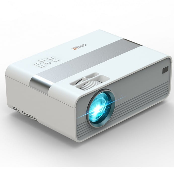 Technaxx Deutschland GmbH &amp; Co. KG Mini projektor rzutnik HD LED 3W biało-szary