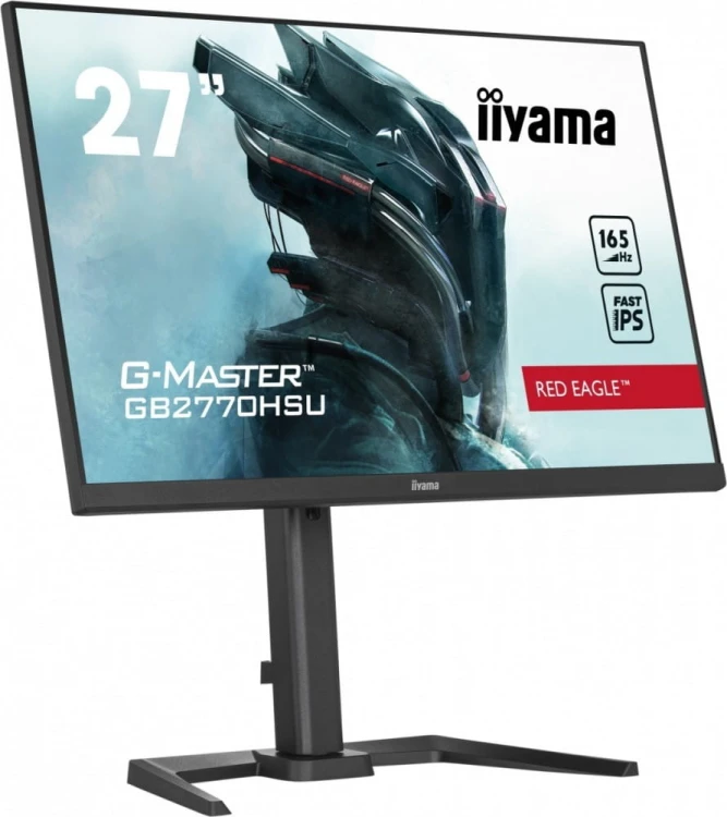 IIYAMA Monitor 27 cali GB2770HSU-B5 0.8ms,IPS,DP,HDMI,165Hz,PIVOT,FreeSync
