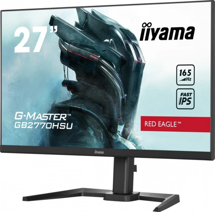 IIYAMA Monitor 27 cali GB2770HSU-B5 0.8ms,IPS,DP,HDMI,165Hz,PIVOT,FreeSync