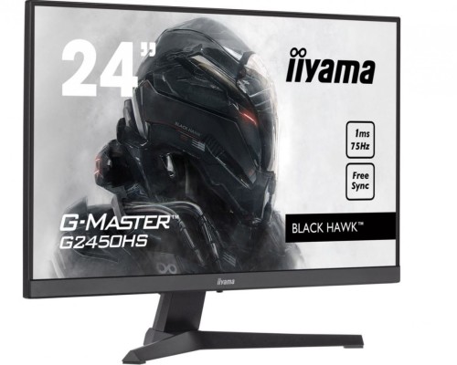 IIYAMA Monitor 23.8 cala G2450HS-B1 VA,FHD,75Hz,1ms,Freesync,HDMI,DP,2x2W
