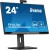 IIYAMA Monitor 23.8 cala XUB2490HSUC-B5 IPS,FHD,CAM,MIC,HDMI,DP,HAS(150mm)