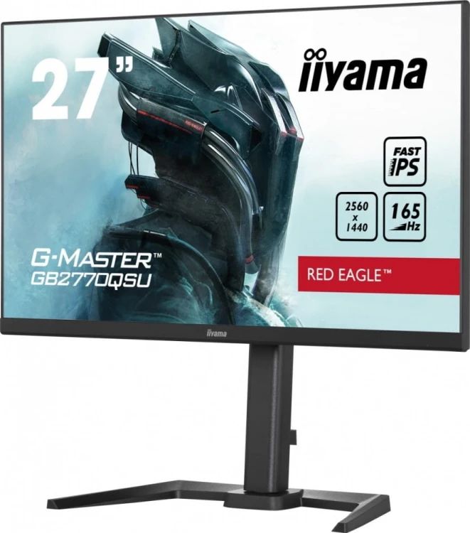 IIYAMA Monitor 27 cali GB2770QSU-B5 0.5ms,IPS,DP,HDMI,165Hz,HAS(150mm)