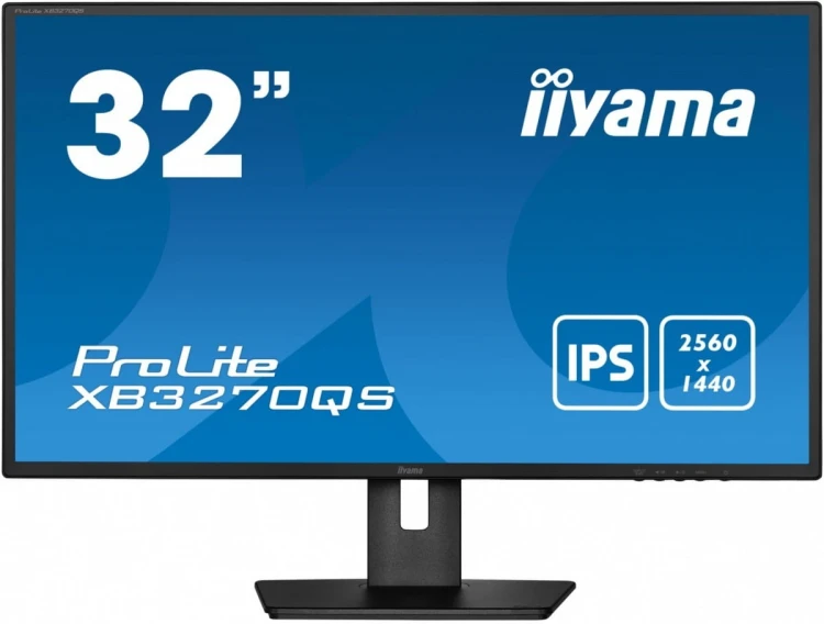 IIYAMA Monitor 32 cale XB3270QS-B5 IPS,WQHD,HDMI,DP,DVI,HAS(150mm)
