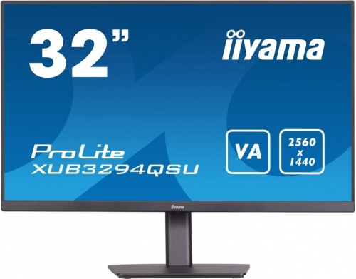 IIYAMA Monitor 31.5 cala XU3294QSU-B1 VA,WQHD,HDMI,DP,USB 3.0,2x2W