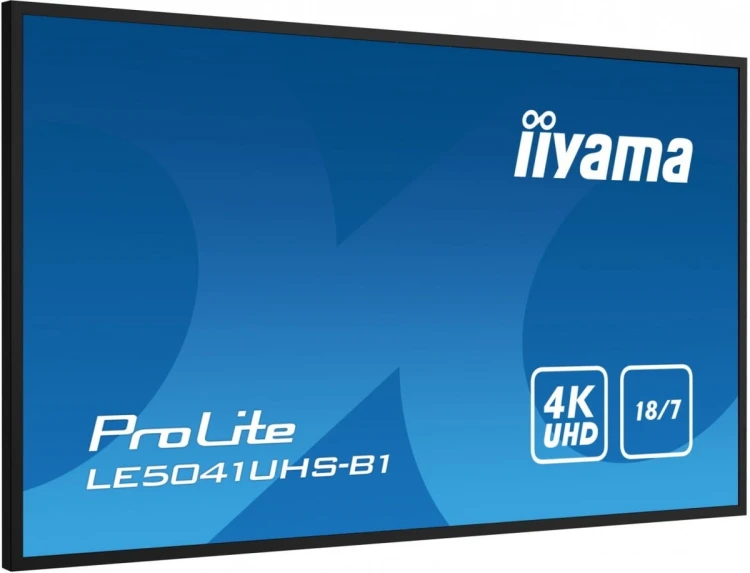 IIYAMA Monitor wielkoformatowy 50 cali LE5041UHS-B1 VA,4K,18/7,LAN,USB,HDMI