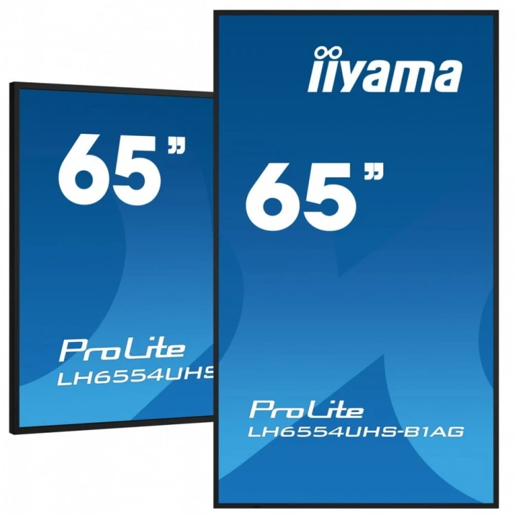 IIYAMA Monitor wielkoformatowy 64.5 cala LH6554UHS-B1AG 24/7,IPS,ANDROID.11,4K,SDM,2x10W
