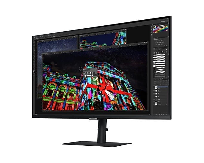 Samsung Monitor 32 cale ViewFinity S8 IPS 3840x2160 UHD 16:9 1xHDMI 1xDP 3xUSB 3.0, 1xUSB 2.0 5ms HAS+PIVOT płaski 3 lata on-site (LS32A800NMPXEN)