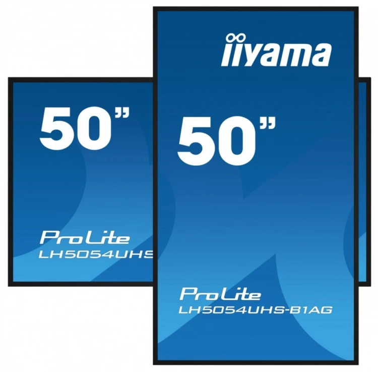 IIYAMA Monitor 50 cali LH5054UHS-B1AG 24/7, VA, ANDROID.11, 4K, SDM, 2x10W